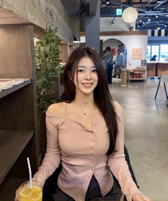 スリムオフショルダーリブニット PINK