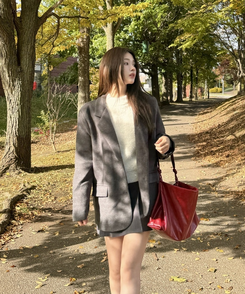 オーバーフィットジャケット CHARCOAL