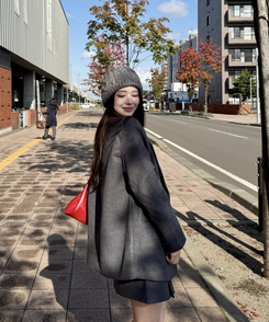 オーバーフィットジャケット CHARCOAL