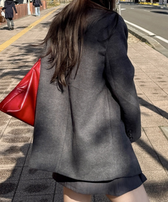 オーバーフィットジャケット CHARCOAL