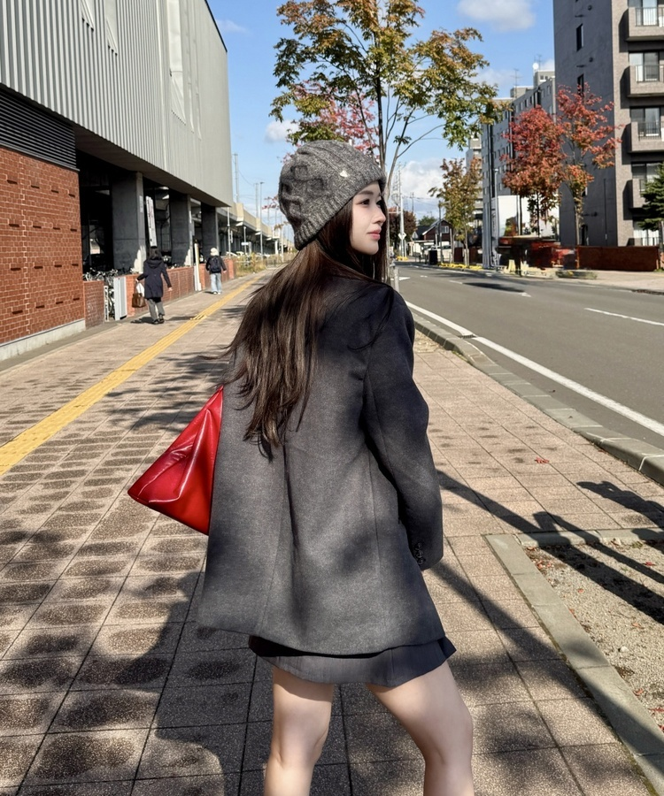 オーバーフィットジャケット CHARCOAL