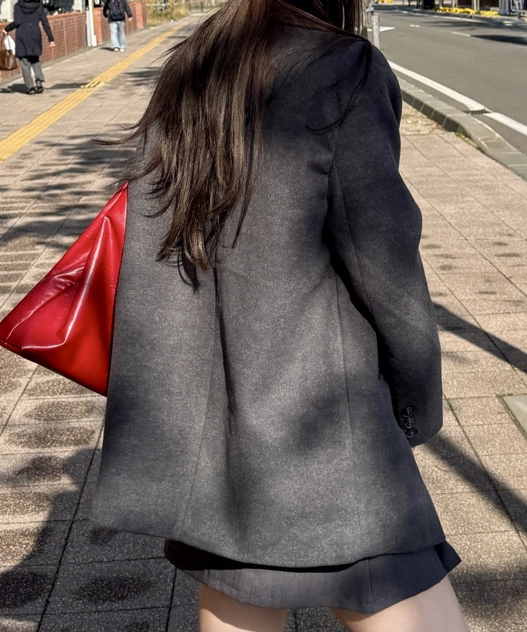 オーバーフィットジャケット CHARCOAL