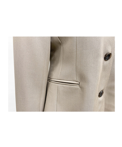 ノーカラーラインジャケット