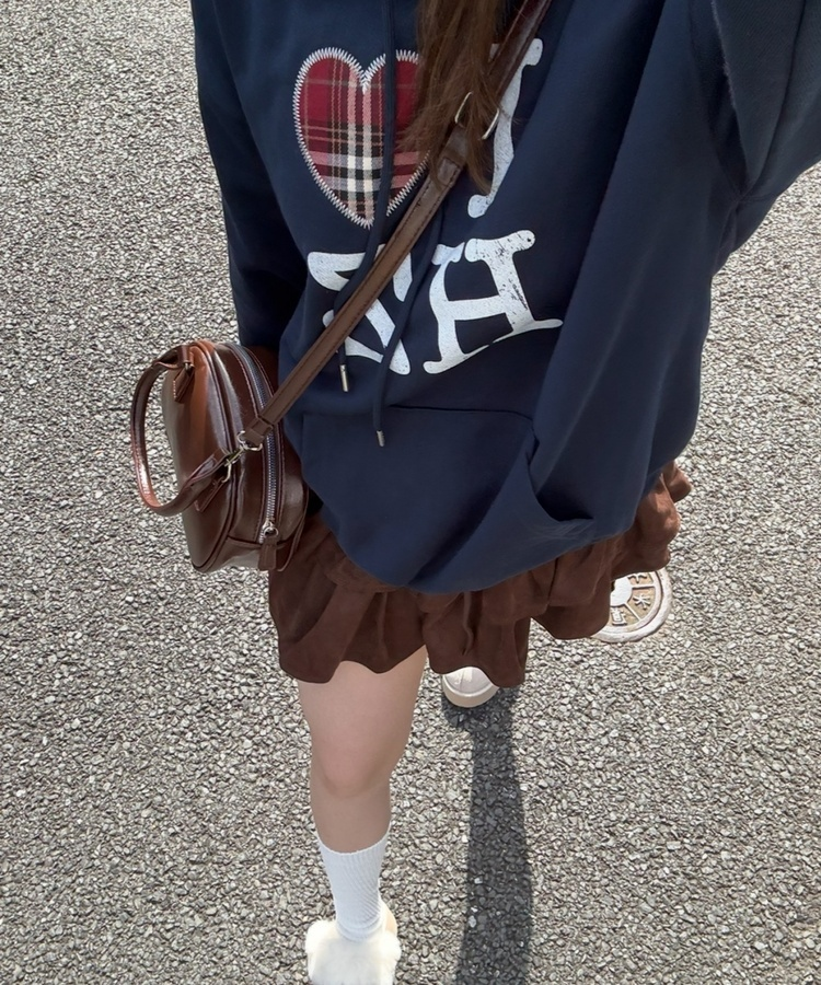 데일리 레더 숄더 크로스백 브라운