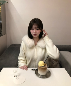 펄 니트 투웨이 집업 아이보리