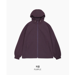 フードチェックウィンドブレーカー