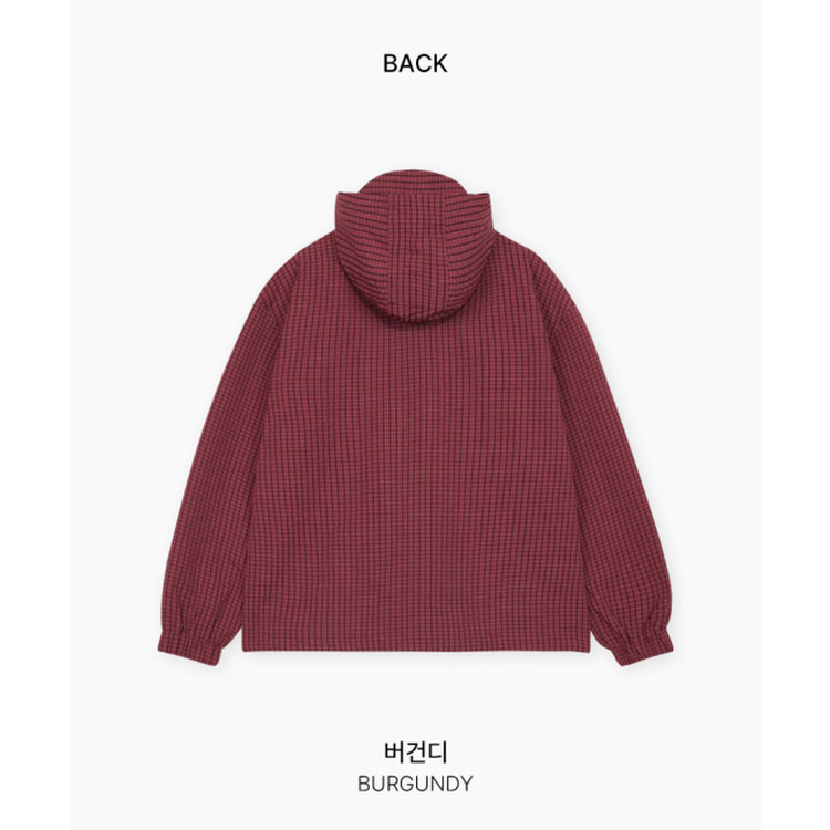 フードチェックウィンドブレーカー