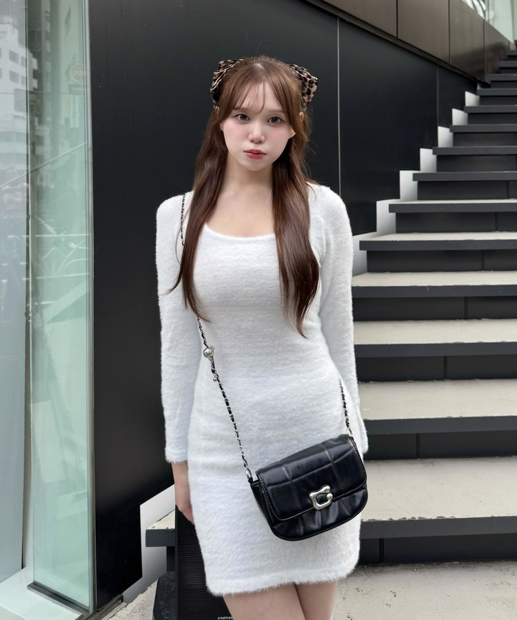 앙고라 러블리 미니 원피스 소라