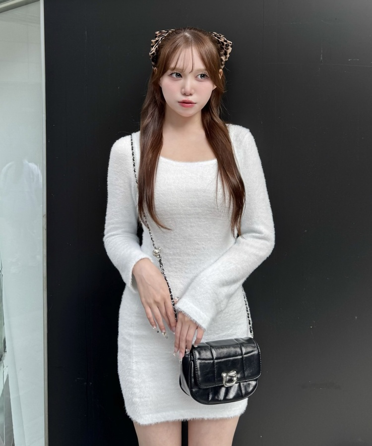 앙고라 러블리 미니 원피스 소라