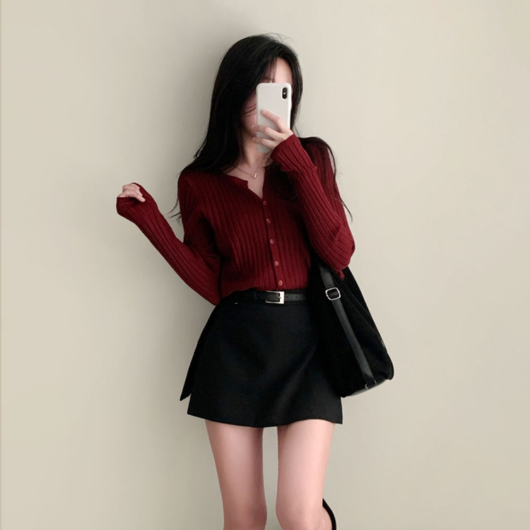 황금비율 보장팬던트 포인트 고퀄리티 A라인 스커트 치마바지 블랙