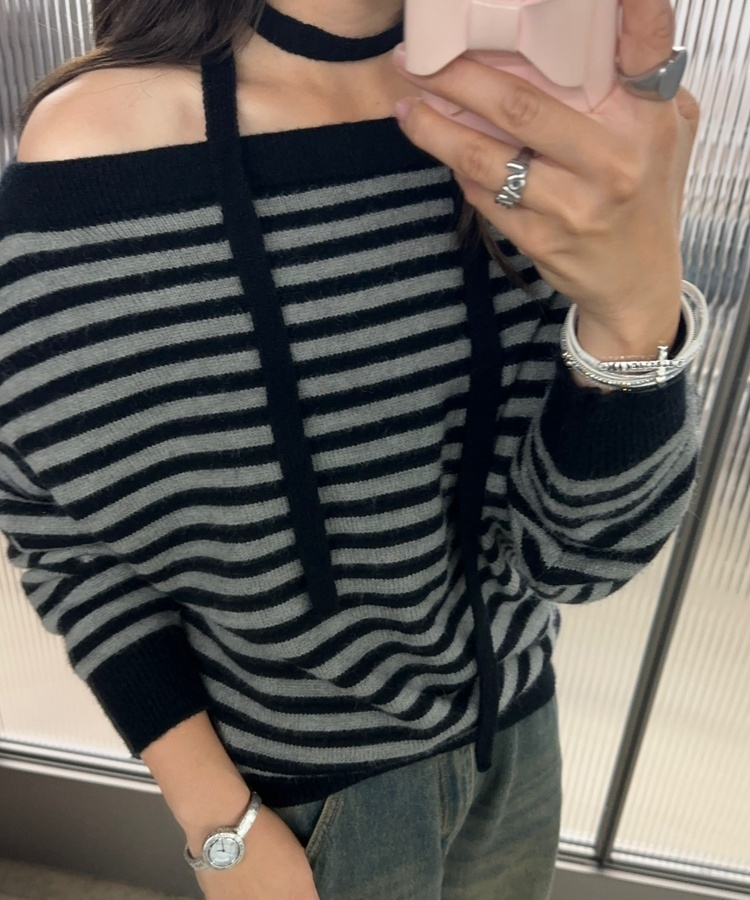 블레스 레이어드 큐빅 팔찌 화이트