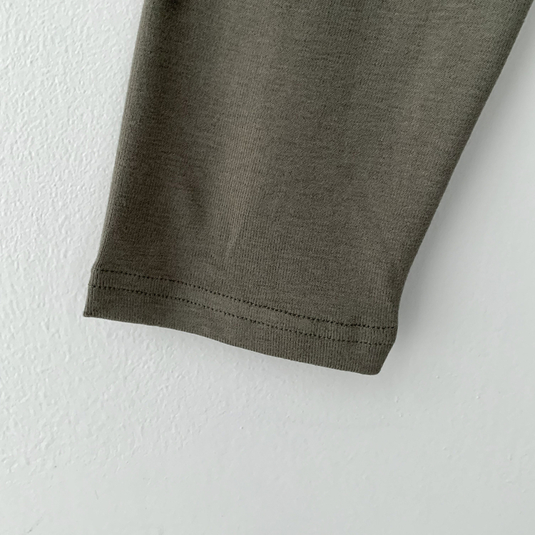 일체형 레이어드 언발 보트넥 슬리브리스 나시 원숄더 옆셔링 슬림핏 꾸꾸 긴팔티셔츠