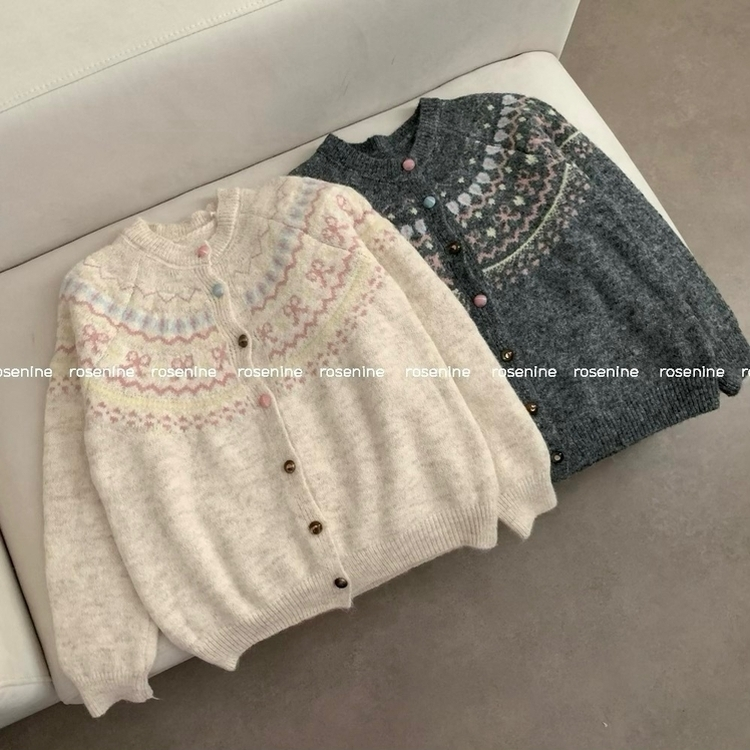 ノルディックラブリーニットカーディガン