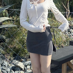 ミニスカートパンツ CHARCOAL