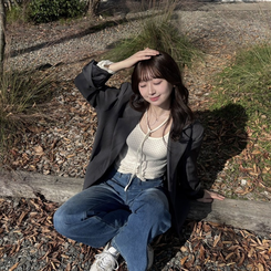 クラシックオーバーフィットジャケット CHARCOAL