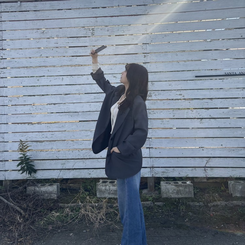 クラシックオーバーフィットジャケット CHARCOAL