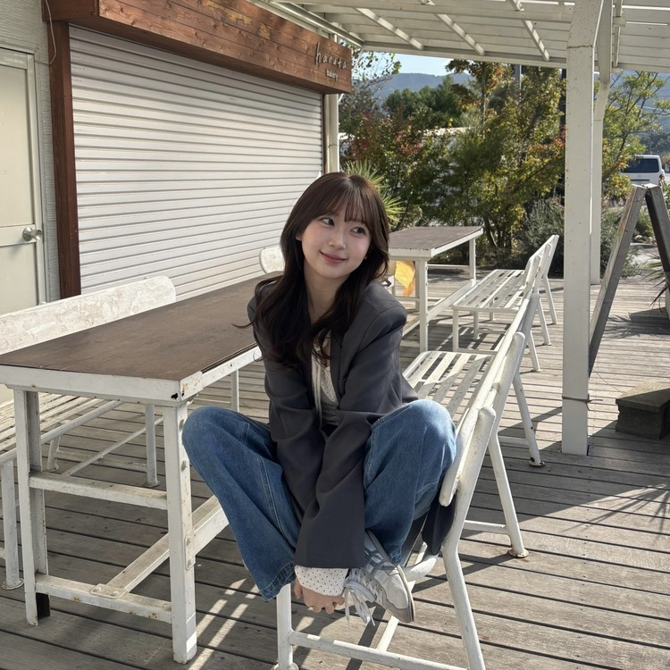 클래식 오버핏 자켓 차콜