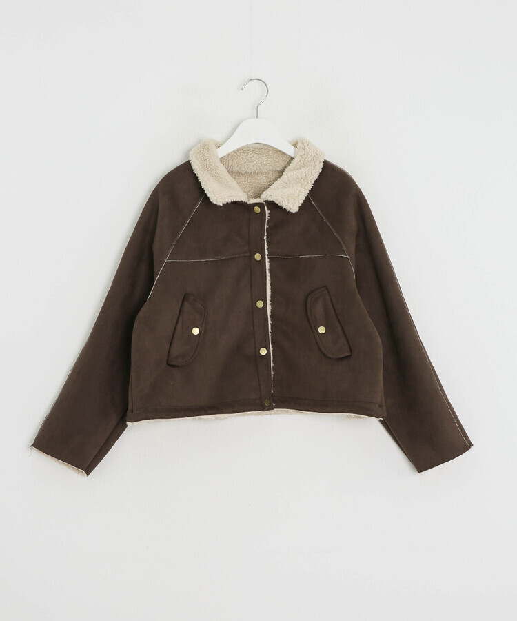 クロップボアジャケット