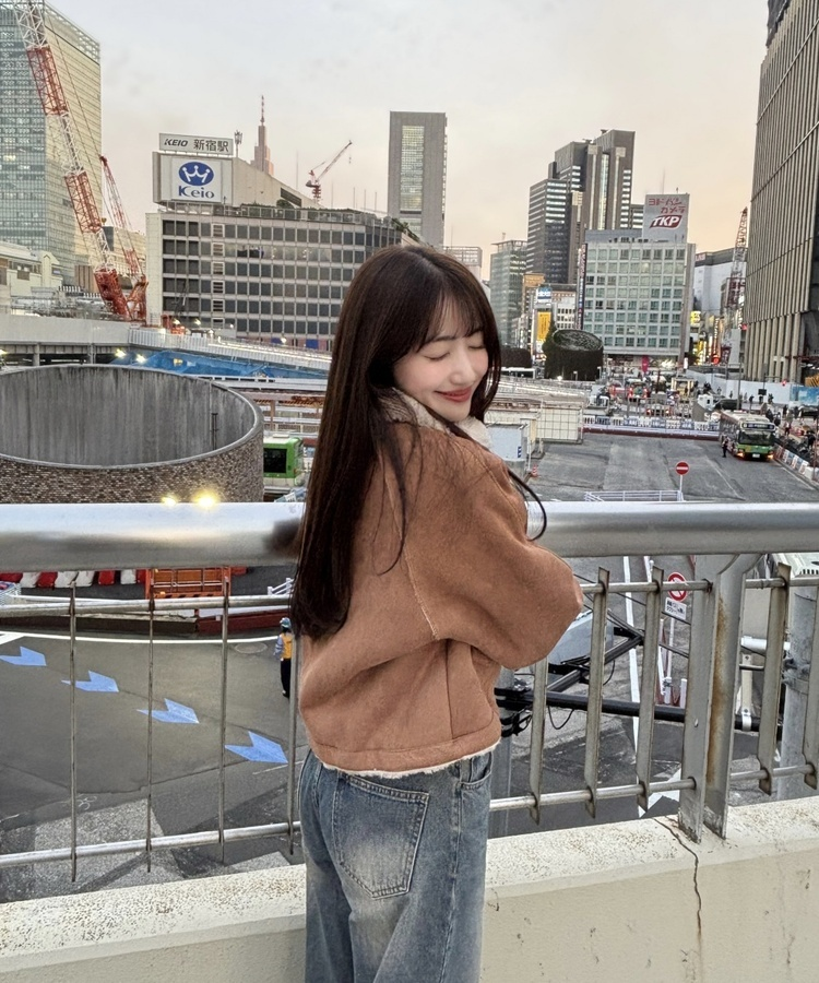 クロップボアジャケット CAMEL