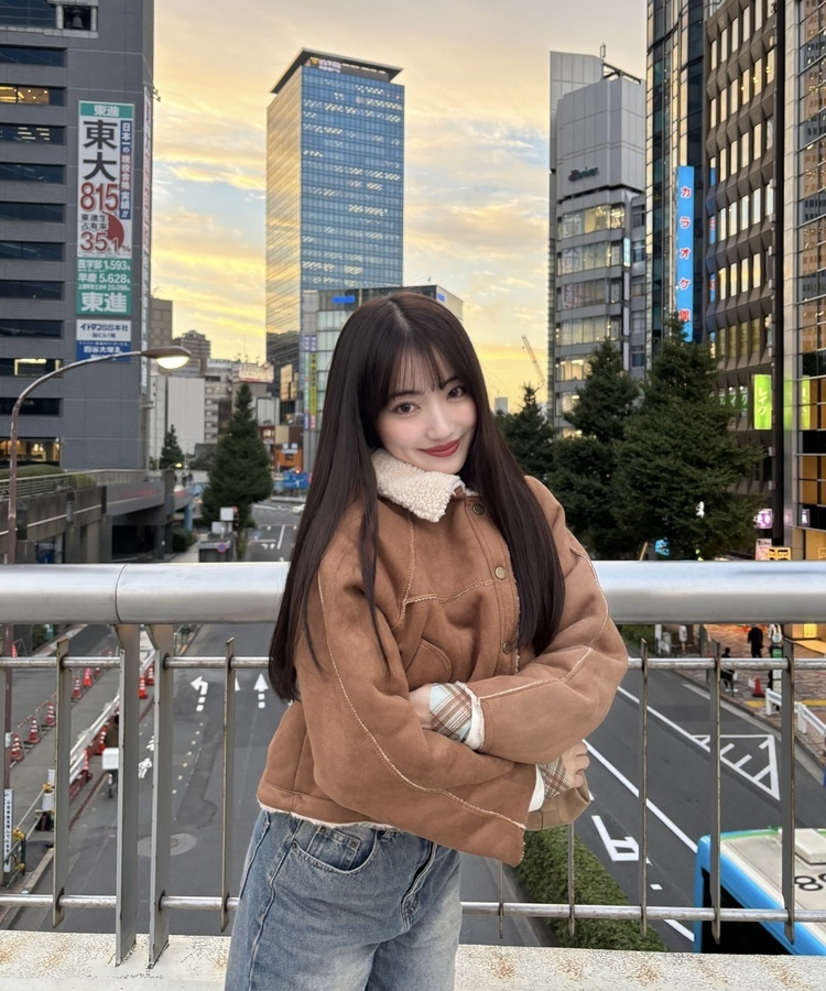 クロップボアジャケット CAMEL