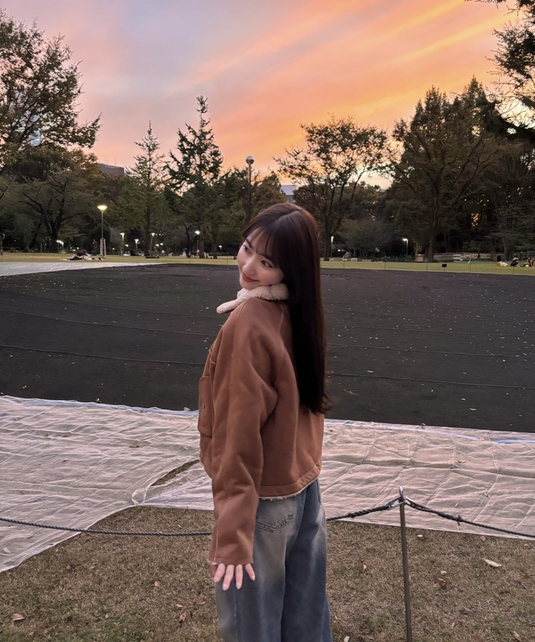 クロップボアジャケット CAMEL