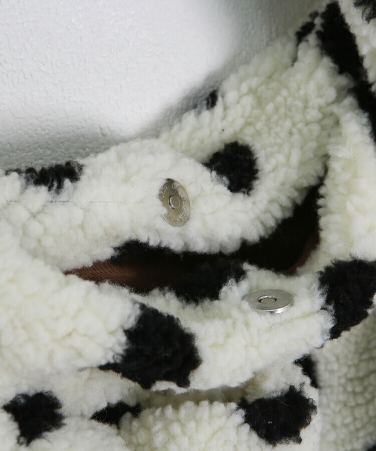 リボンドットボアバッグ