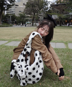 リボンドットボアバッグ IVORY