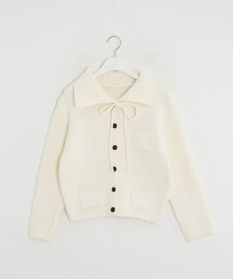 ビックカラーカーディガン