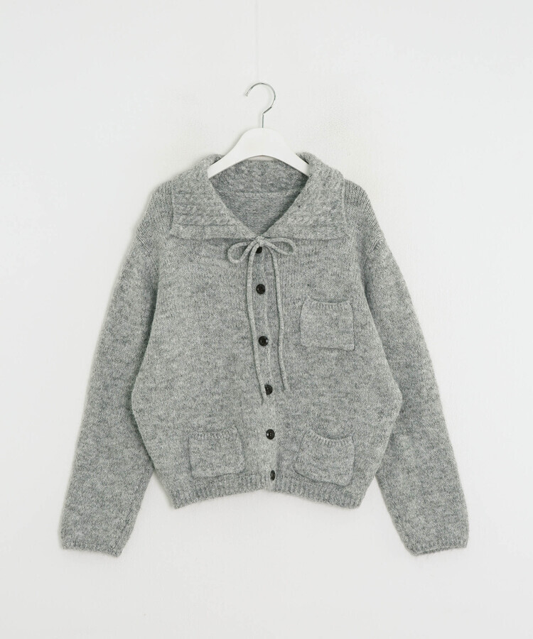 ビックカラーカーディガン