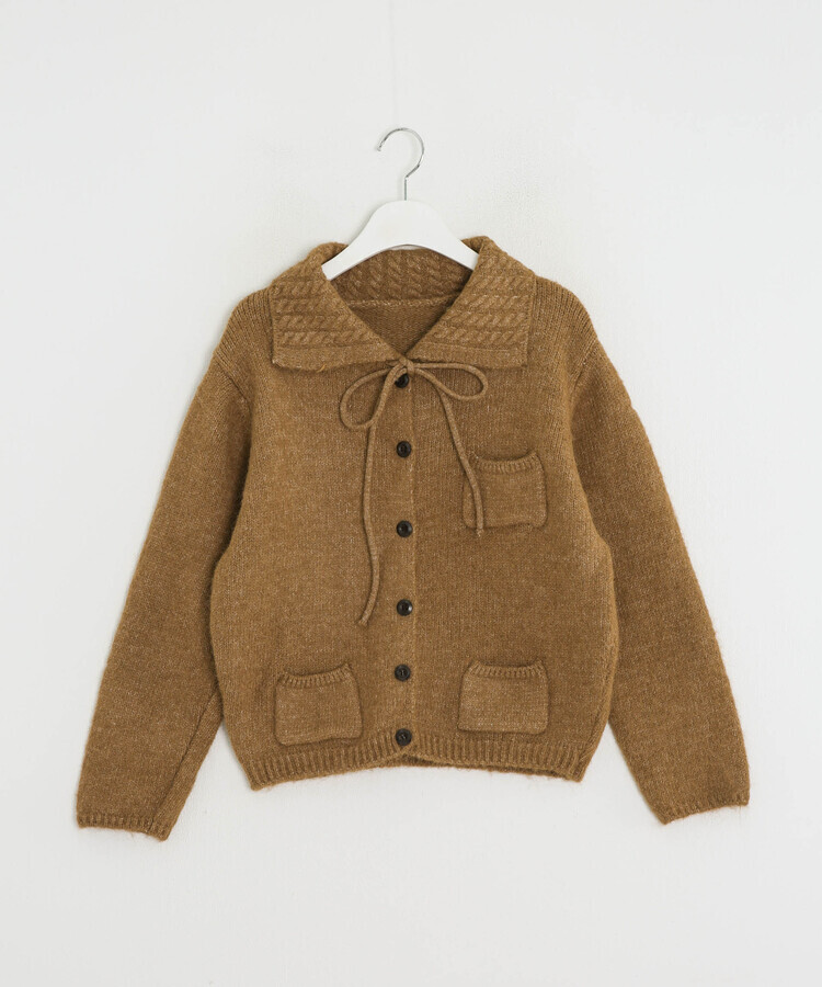 ビックカラーカーディガン