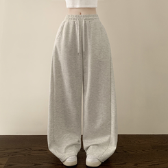 인생 트레이닝팬츠 365일 사이드핀턱 와이드 밴딩 사계절 롱팬츠 백메란지