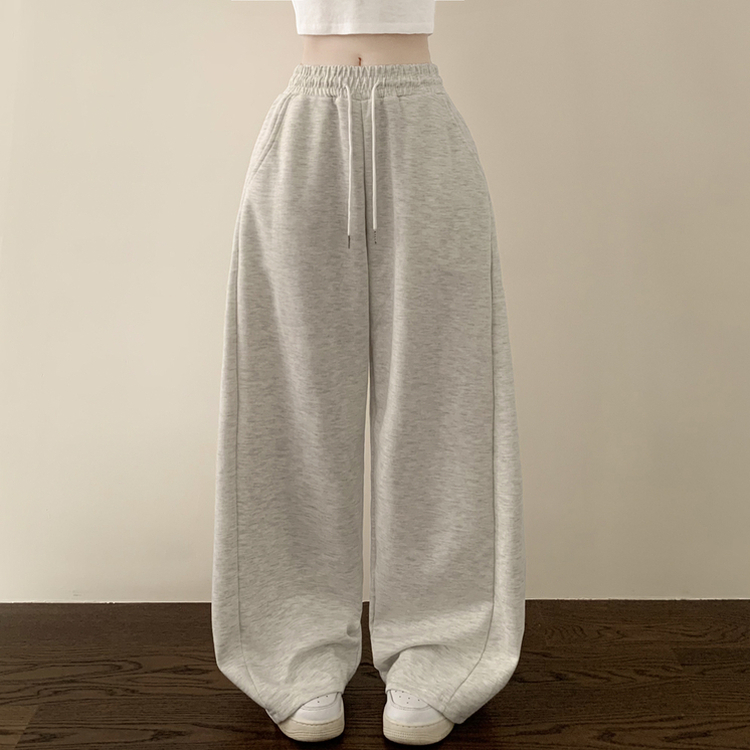 인생 트레이닝팬츠 365일 사이드핀턱 와이드 밴딩 사계절 롱팬츠 백메란지