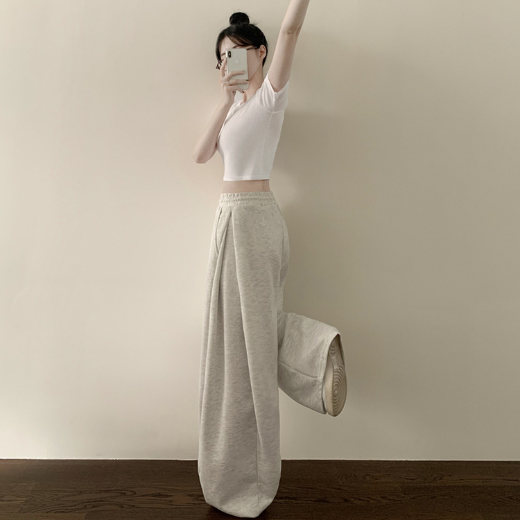 인생 트레이닝팬츠 365일 사이드핀턱 와이드 밴딩 사계절 롱팬츠 백메란지
