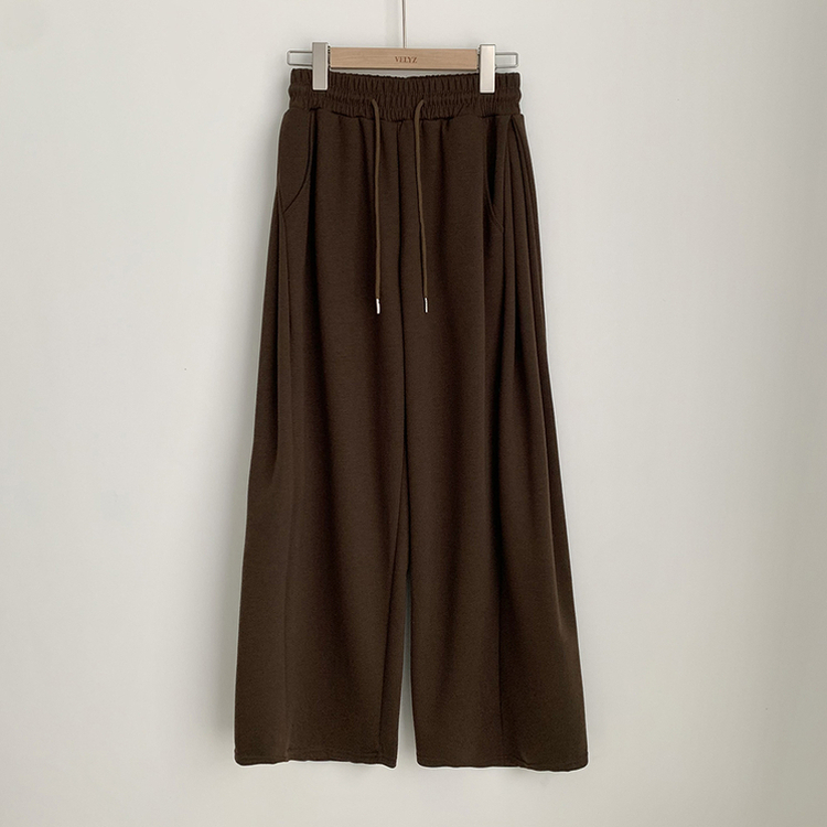 인생 트레이닝팬츠 365일 사이드핀턱 와이드 밴딩 사계절 롱팬츠