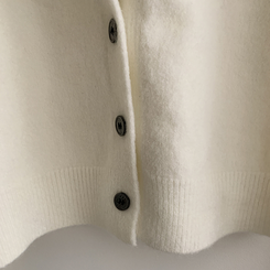 チェックレイヤードニットカーディガン(5color)