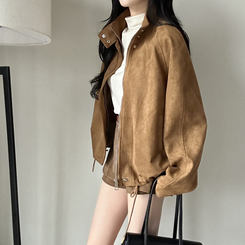 スエードストラップジャンパー BROWN