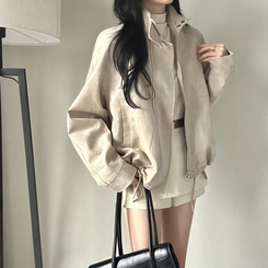 スエードストラップジャンパー LIGHT BEIGE