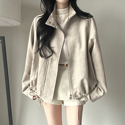 スエードストラップジャンパー LIGHT BEIGE