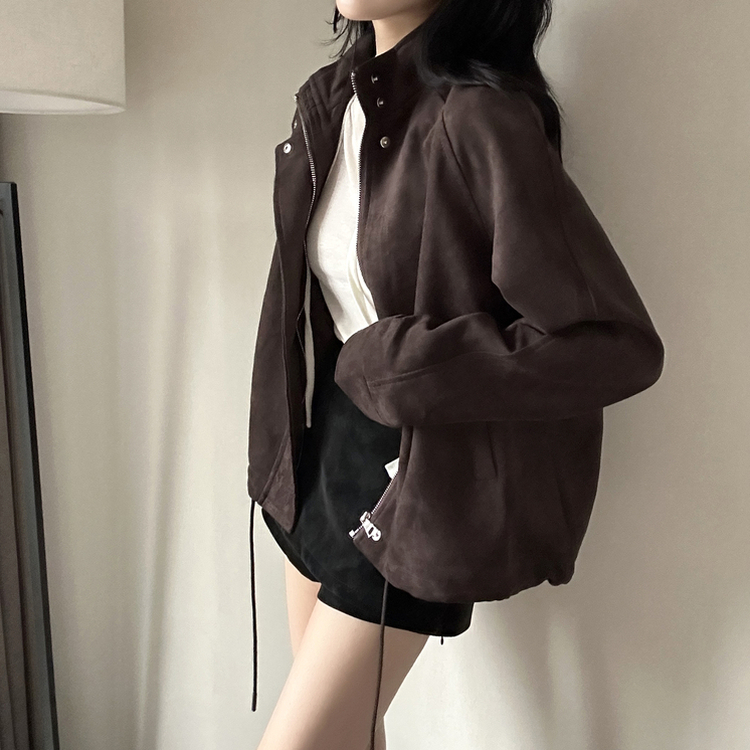 スエードストラップジャンパー CHARCOAL