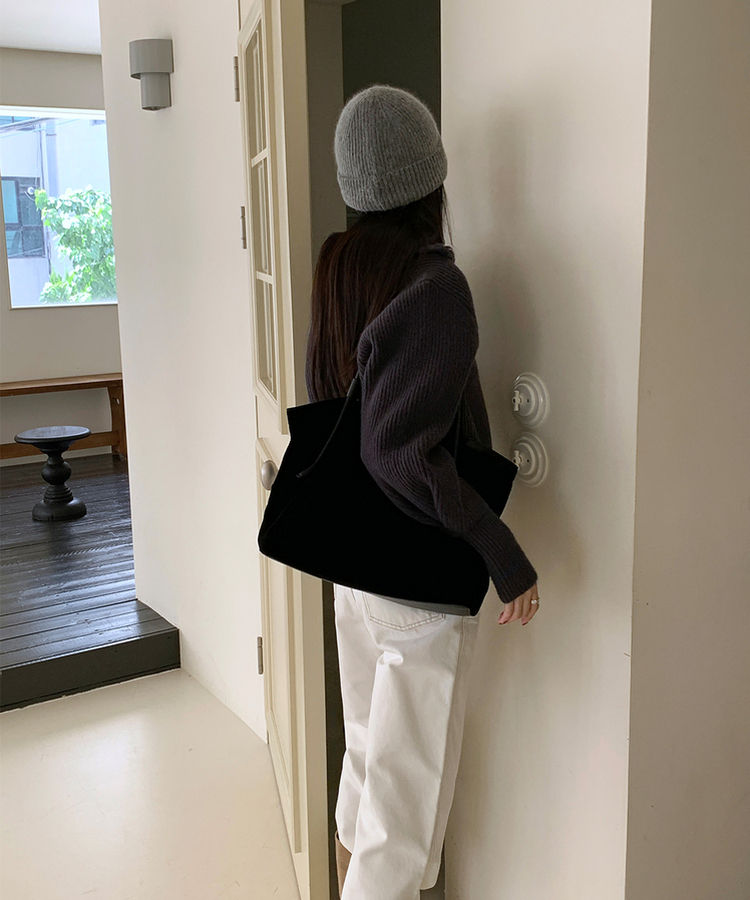[SONA単独販売_MADE]韓国内販売数1位ニットジップアップカーディガン(20colors) 29 BLUE CHARCOAL