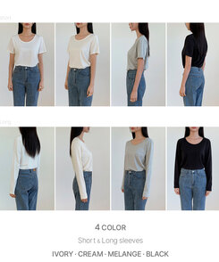 デイリーコットン半袖Ｔシャツ8色