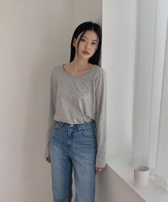 デイリーコットン半袖Ｔシャツ8色 MELANGE