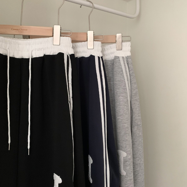 レタリングラブトレーニングワイドパンツ