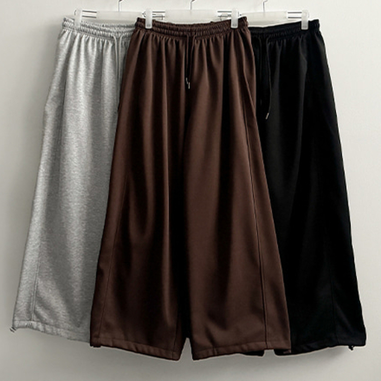 サイドスリットライントレーニングワイドパンツ(5color)