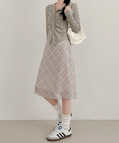 シャーリングカーディガン(5color) BEIGE