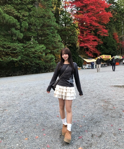 スタープリント長袖Tシャツ CHARCOAL