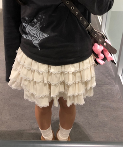 スタープリント長袖Tシャツ CHARCOAL