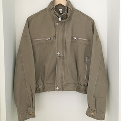 ビンテージルーズフィットジップアップ