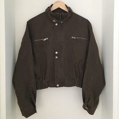 ビンテージルーズフィットジップアップ