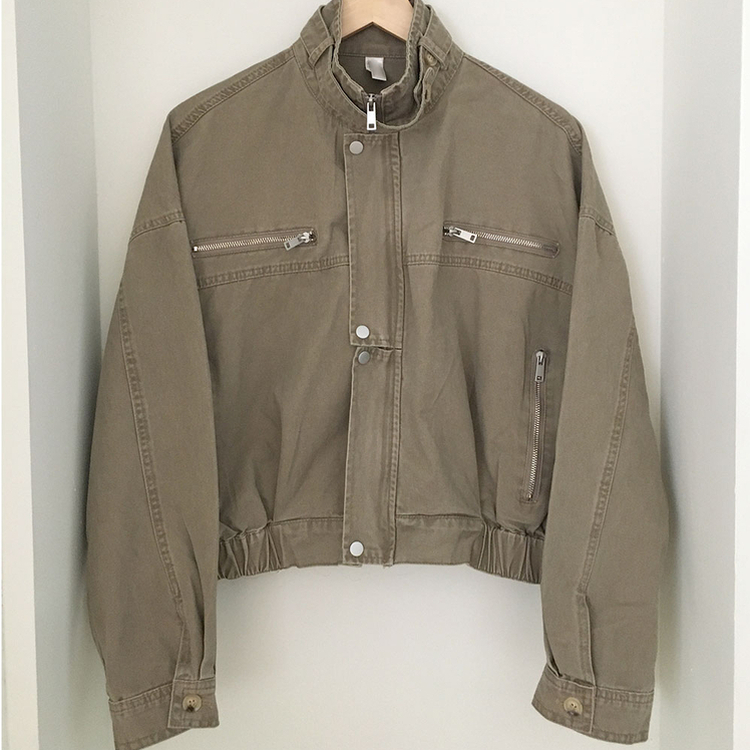 ビンテージルーズフィットジップアップ